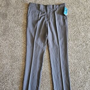 Perry Ellis Portfolio Men's Slim-Fit Dress Pants Charcoal 34x32 NWT